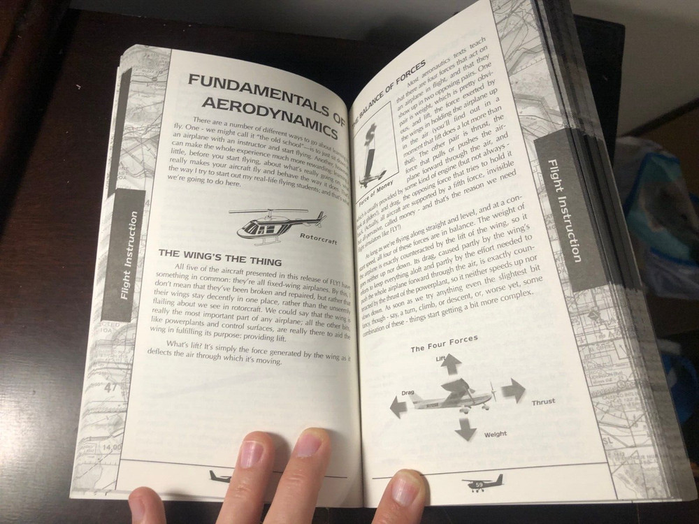 FLY! Pilot Handbook / User Manual - Peter Lert / Flight Simulator Manual 1999