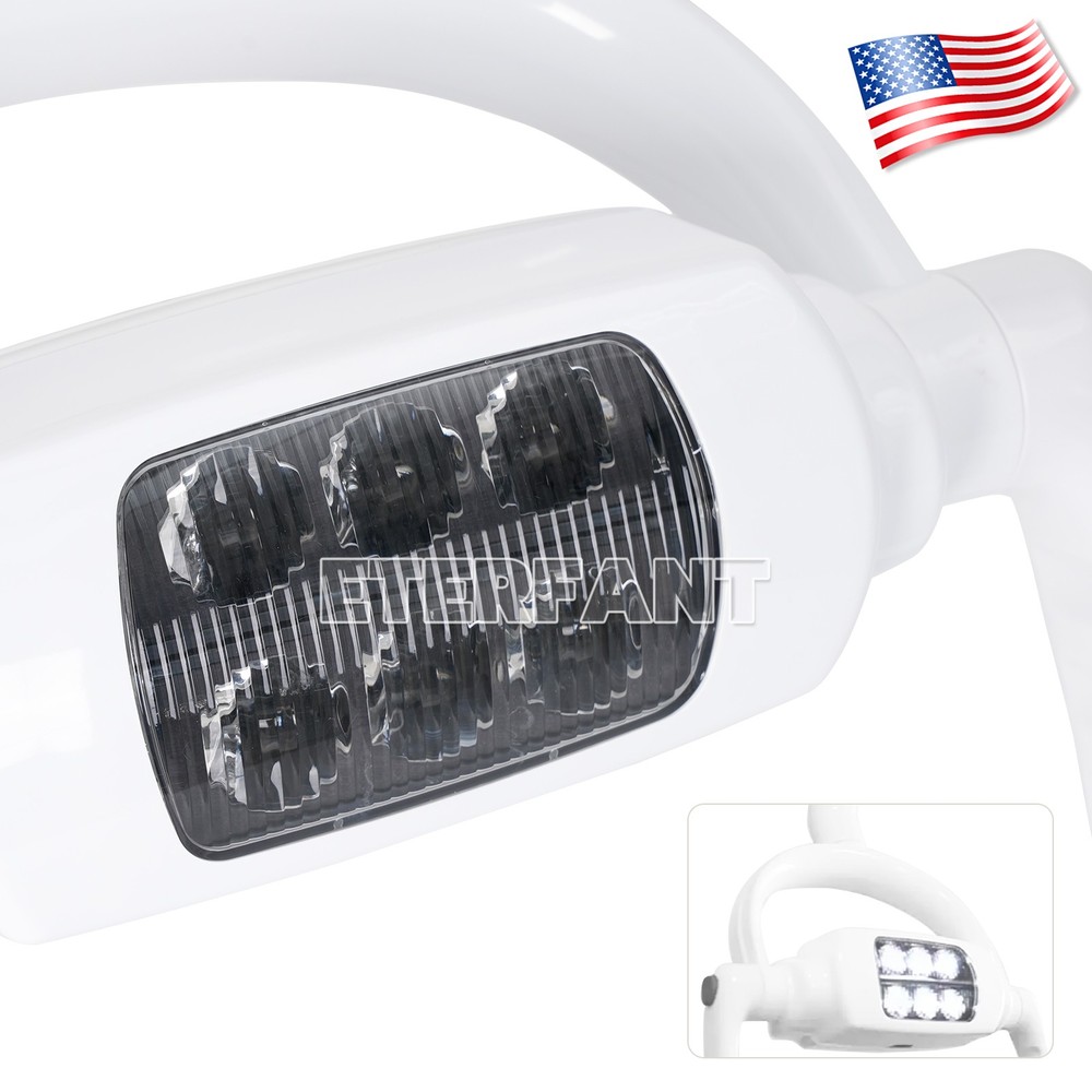Dental LED Shadowless Lamp Oral Surgical Induction Light Operating Lamp US