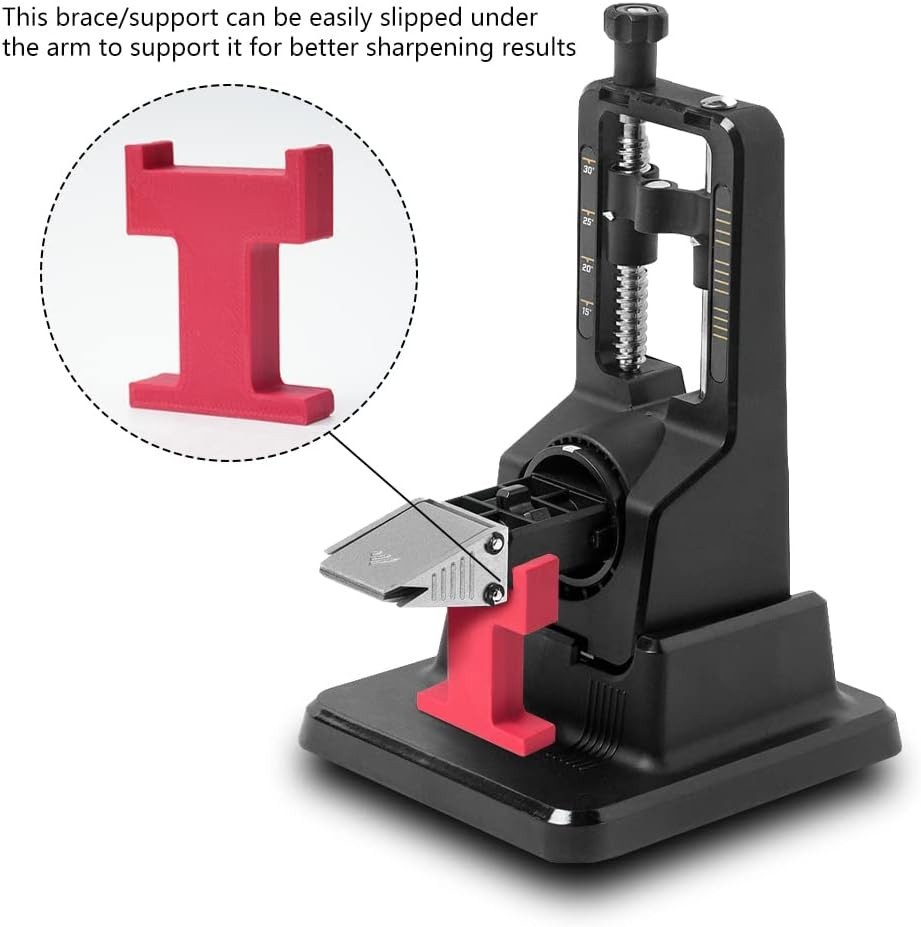 Durable PLA Support Brace for Work Sharp Precision Adjust Arm - Maroon Elegance