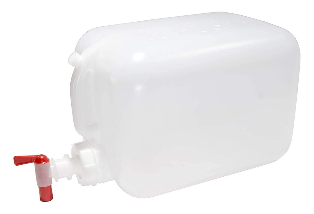 5 Gallon Vented Plastic Hedpak/Carboy - with Cap & Faucet