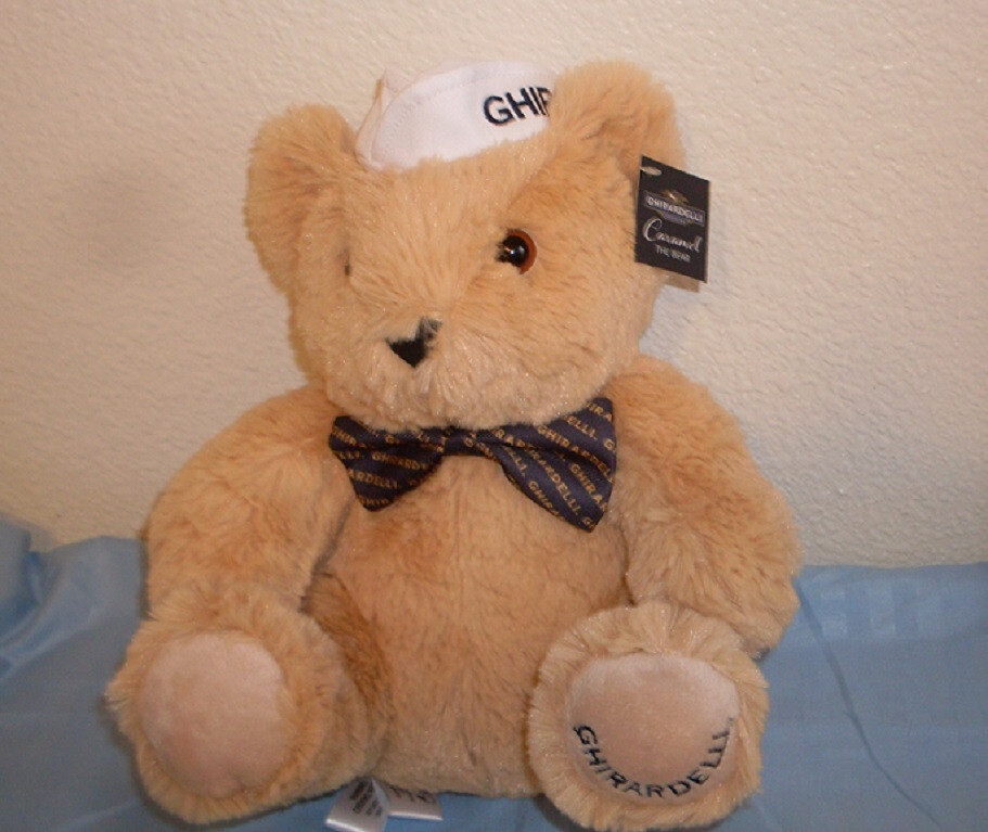 Ghirardelli Caramel Bear Plush New with Tags Super Soft