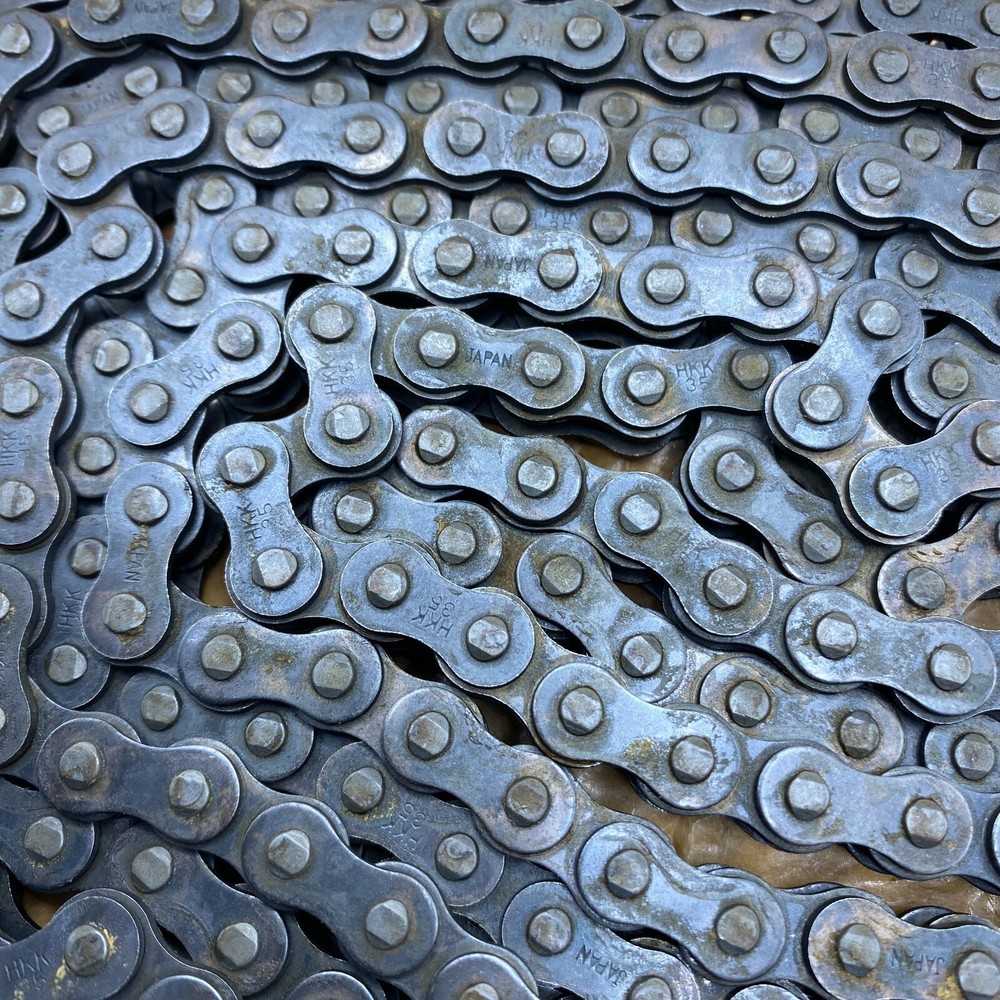 HKK 35 RIV 10 FT 320 LINKS ROLLER CONVEYOR CHAIN🔔
