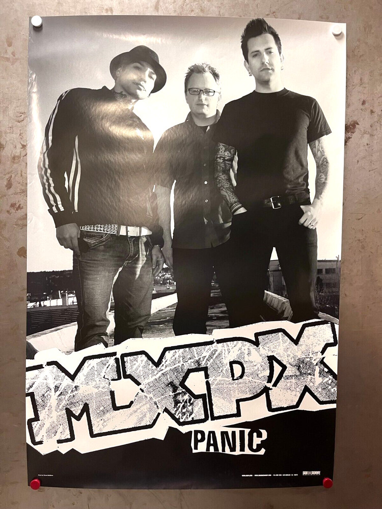 MXPX Panic PROMO POSTER 2004 SideOneDummy Records POP PUNK HARDCORE MIKE HERRERA