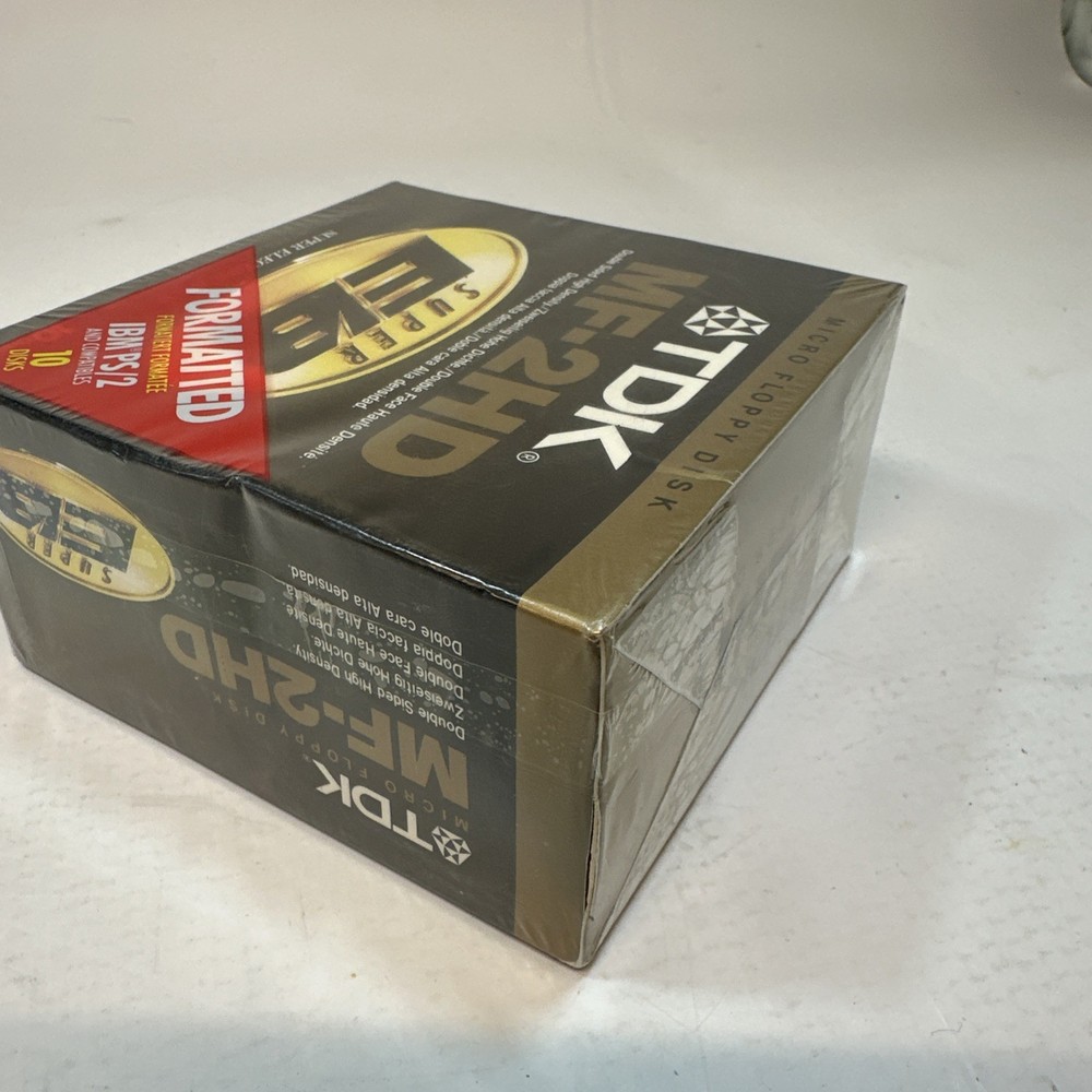 TDK MF-2HD Micro Floppy Disk Super EB 10 Pack NEW Sealed Disks Disc