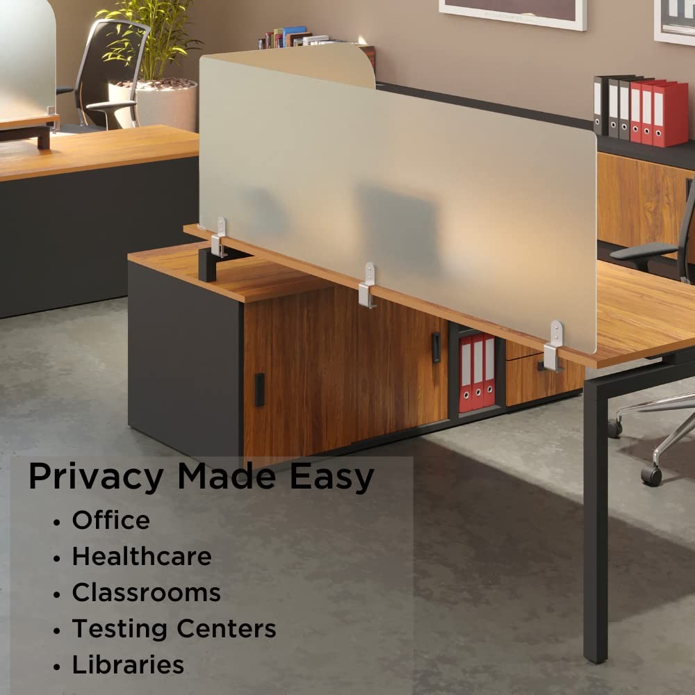 Desk Divider for Students and Desk Privacy Panel. Office Partitions and Ideal...