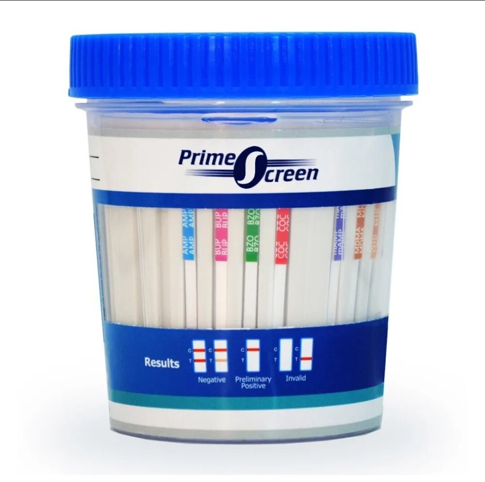 Prime Screen - 12 Panel Instant Urine Drug Testing Cup_ [1 Pack] T-3124