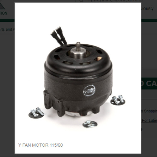 Y FAN MOTOR 115/60 #1011447-90