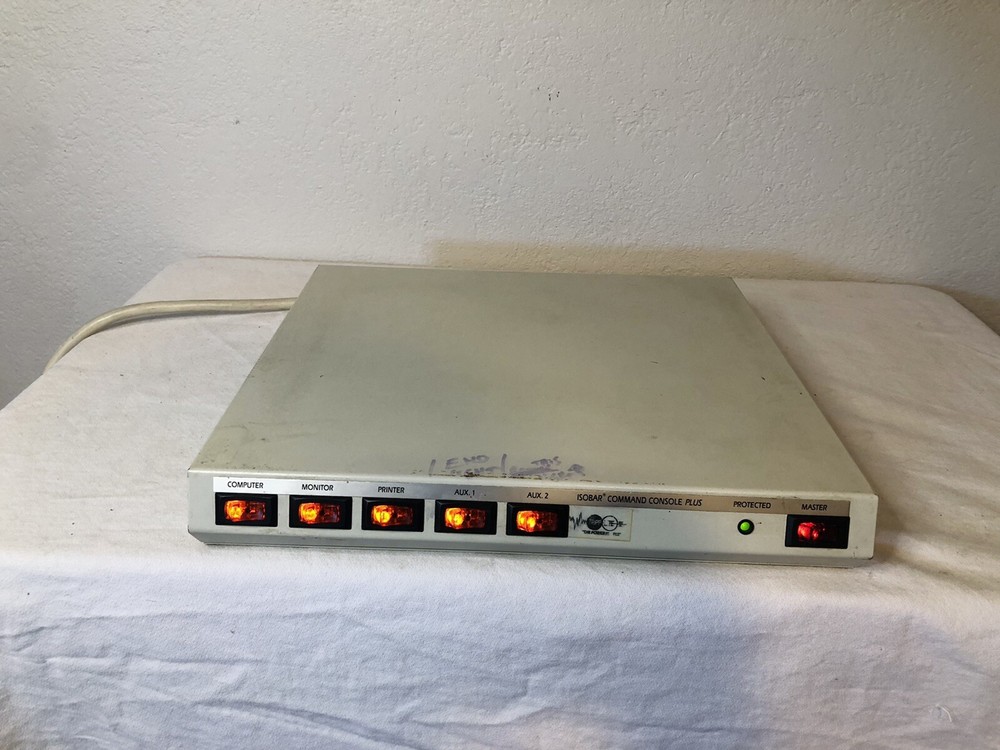Tripp Lite Isobar Command Console CCI 6-12 Transient Voltage Surge Supressor