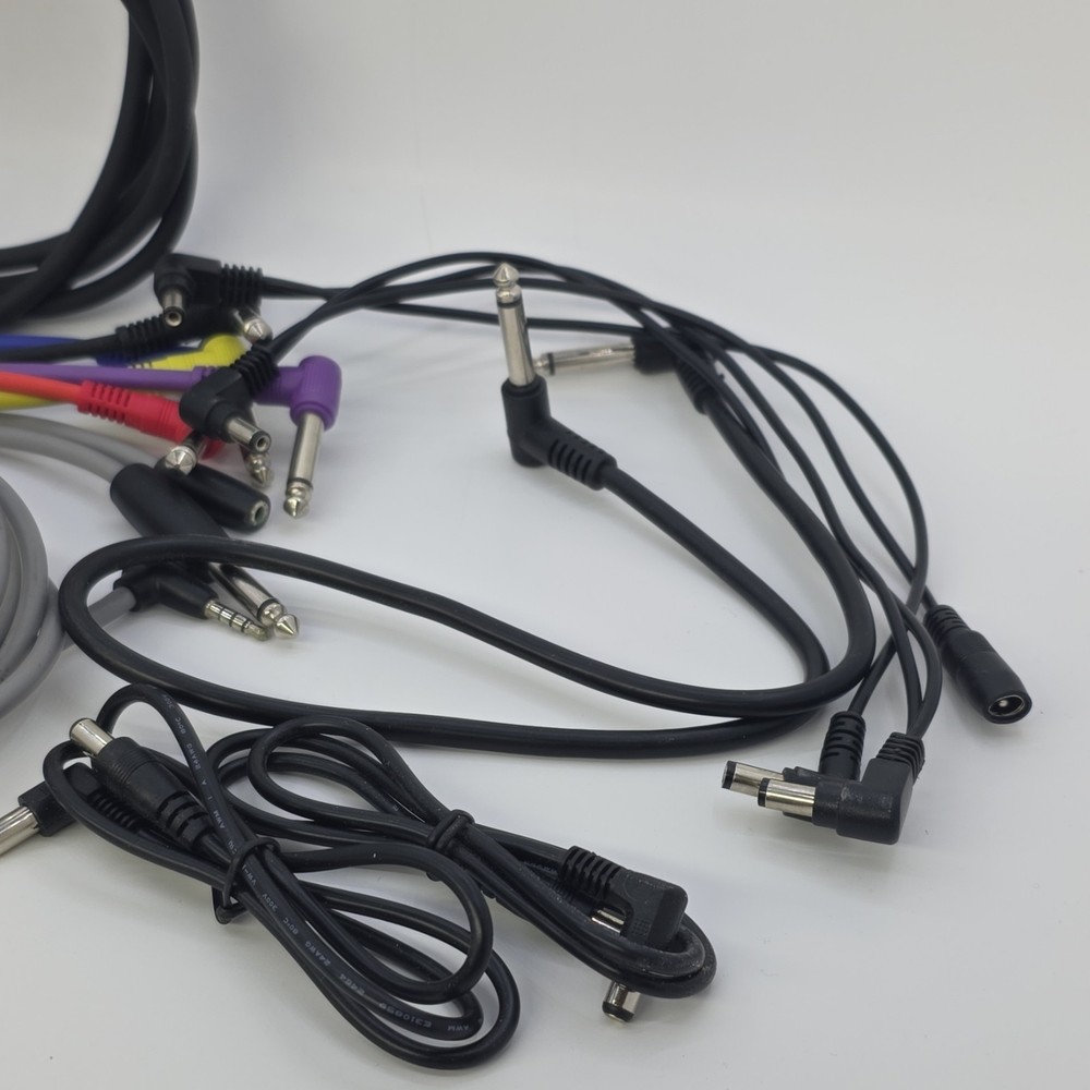 Guitar Effects Pedal Patch Cables and Power Cables Assorted Set
