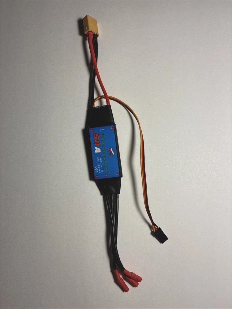 50A Brushless Type 2S-6S ESC Forward/Reverse for R/C Car Application