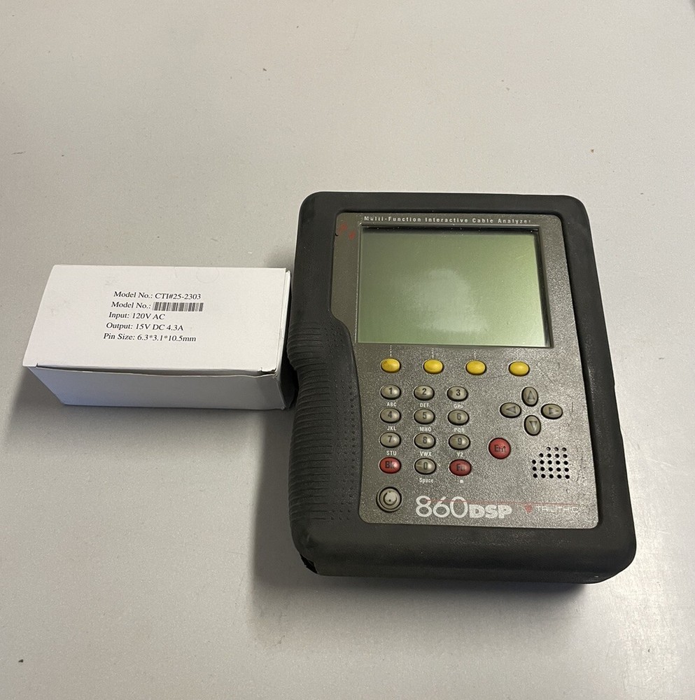 Multifunction Interactive Cable Analyzer | Trilithic 860DSP W/15V 2A (QTY:5)