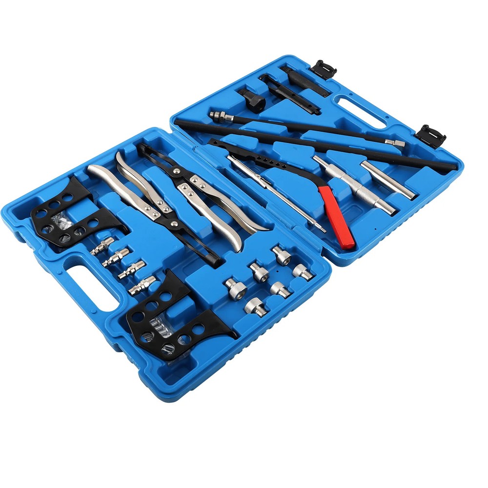 Cylinder Head Service Valve Spring Compressor Remover OHV OHC Engine Repair Set
