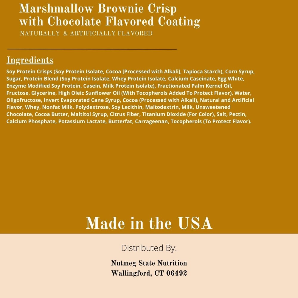 DPTG Marshmallow Brownie Crisp Bar