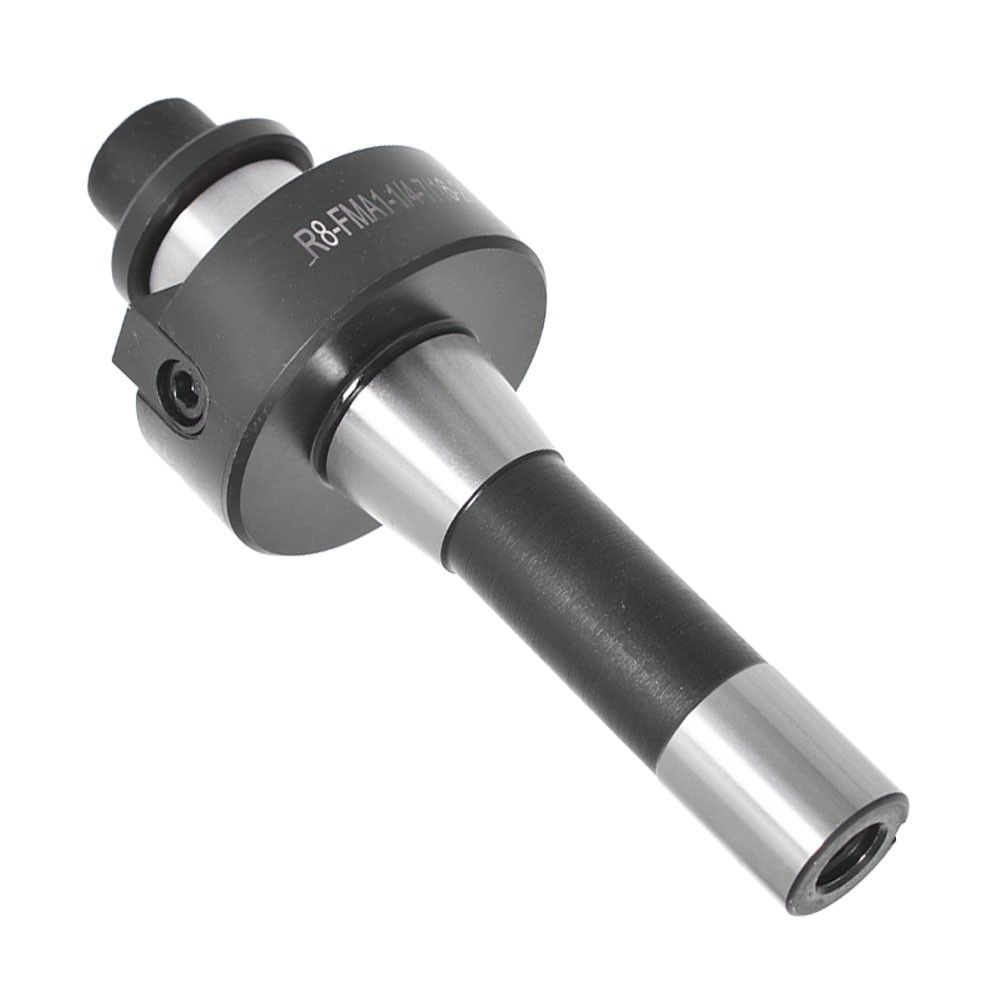 R8 Shank Shell Milling Arbor Adapter Holder For Machine 1-1/4" Bore
