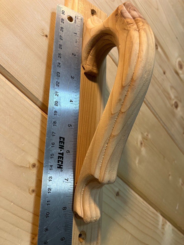 Handcrafted Sauna Door Handles – Solid Wood Pulls, Set of 2