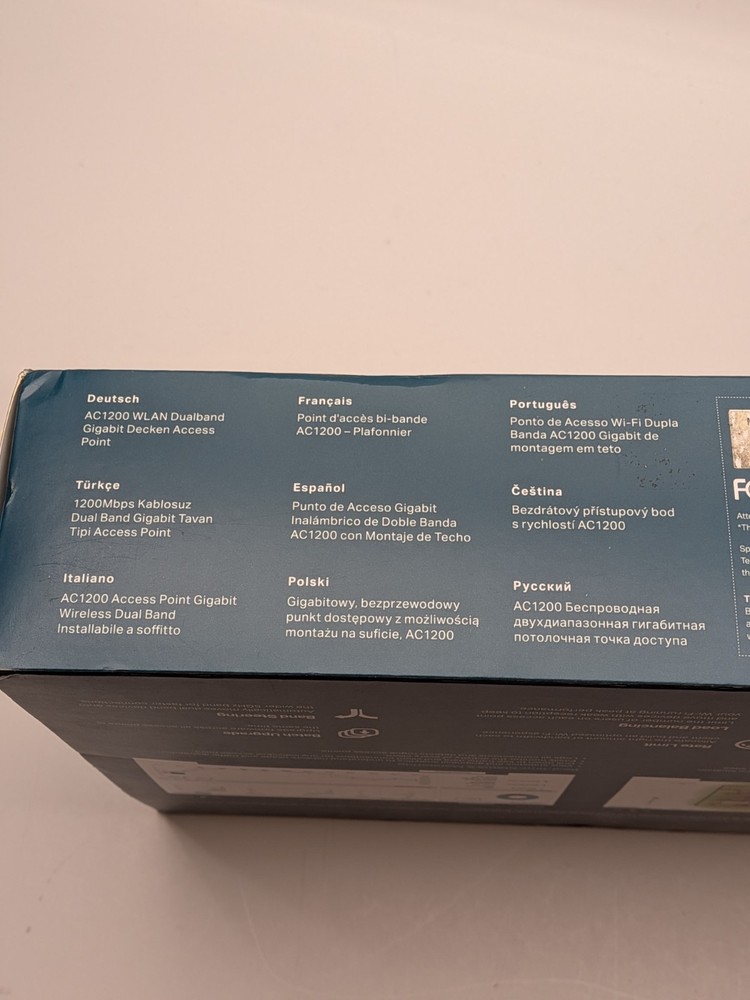 TP-Link AC1200 Wireless Dual Band EAP225(US) Gigabit Ceiling Mount Access Point