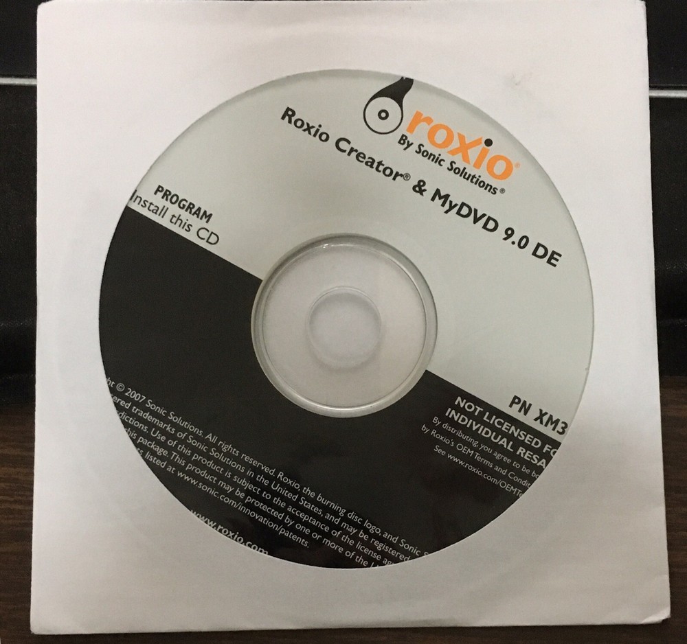 Roxio Creator & MyDVD 9.0 DE  New & Sealed