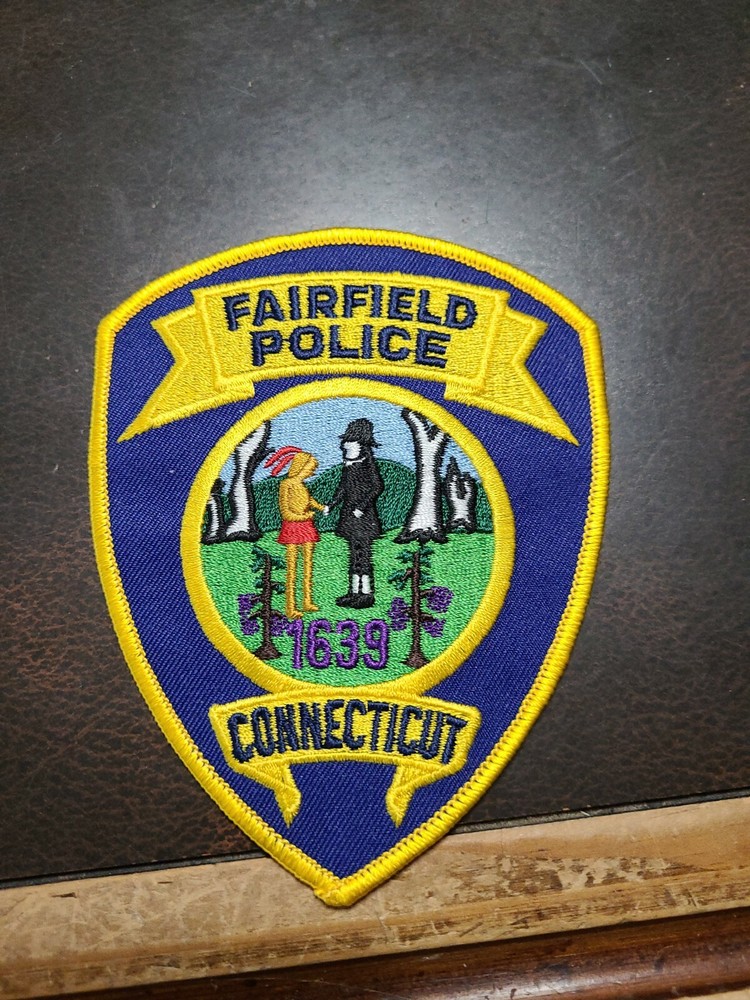 Vintage Police Patch Fairfield Connecticut