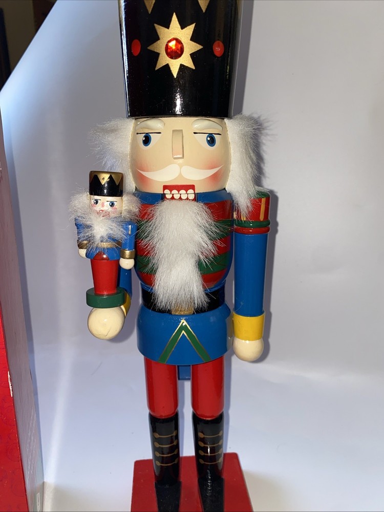 Kurt Adler Wooden Nutcracker, 15"