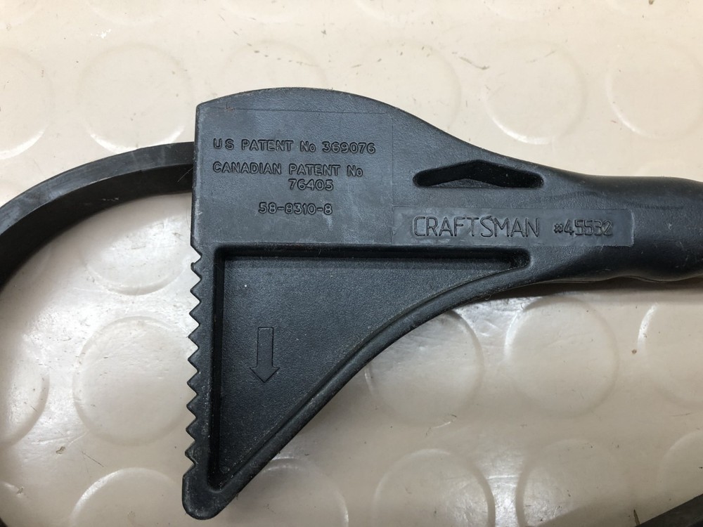 Craftsman 45532 Adjustable Rubber Strap Oil Filter Wrench