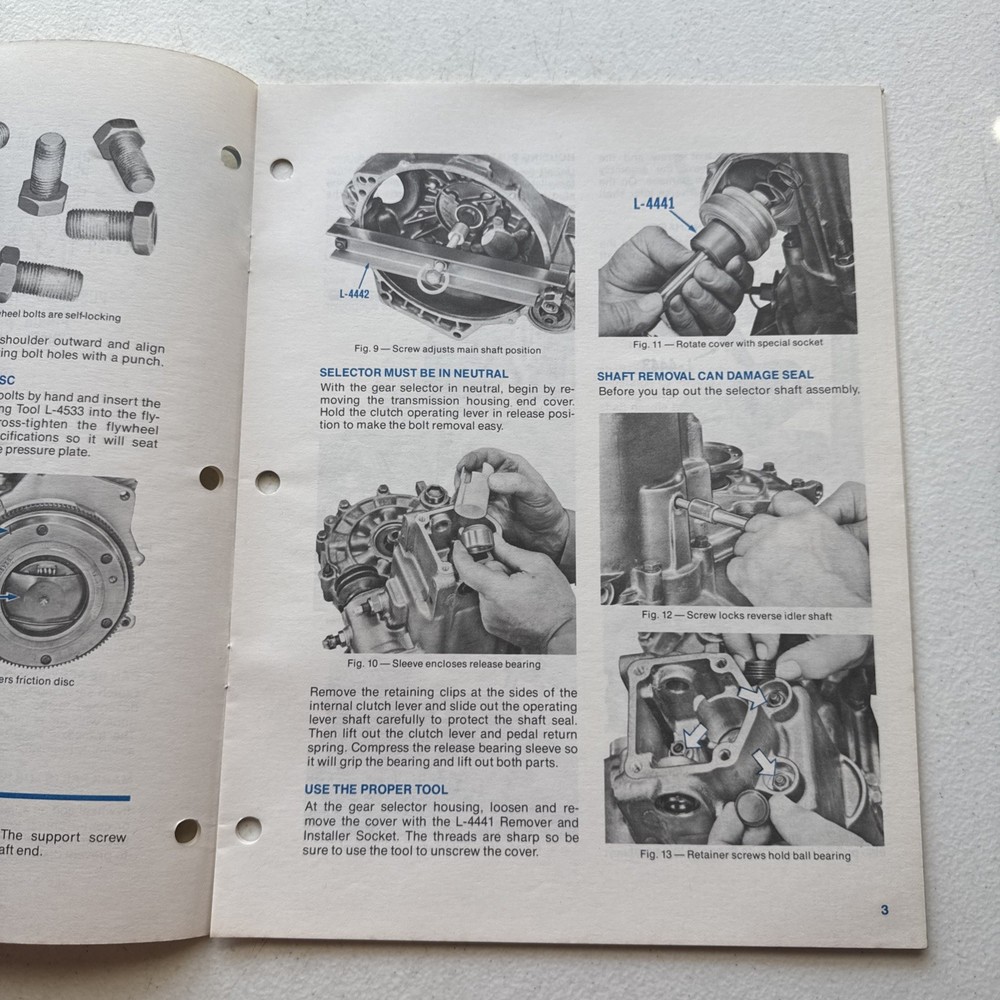 Chrysler Dodge 1978 Servicing The A-412 Transaxle And Clutch Reference Book