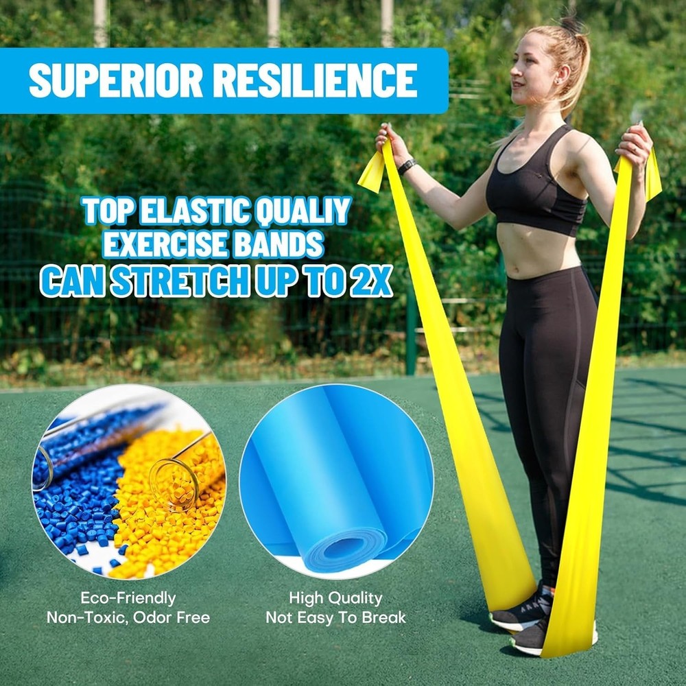 Professional Resistance Bands - Exercise Band for Strength Training & Therapy