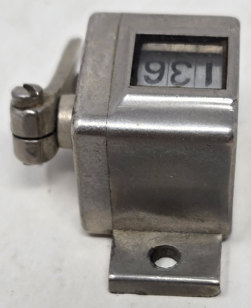 Vintage Veeder 3 Digit Numeric Roller Counter