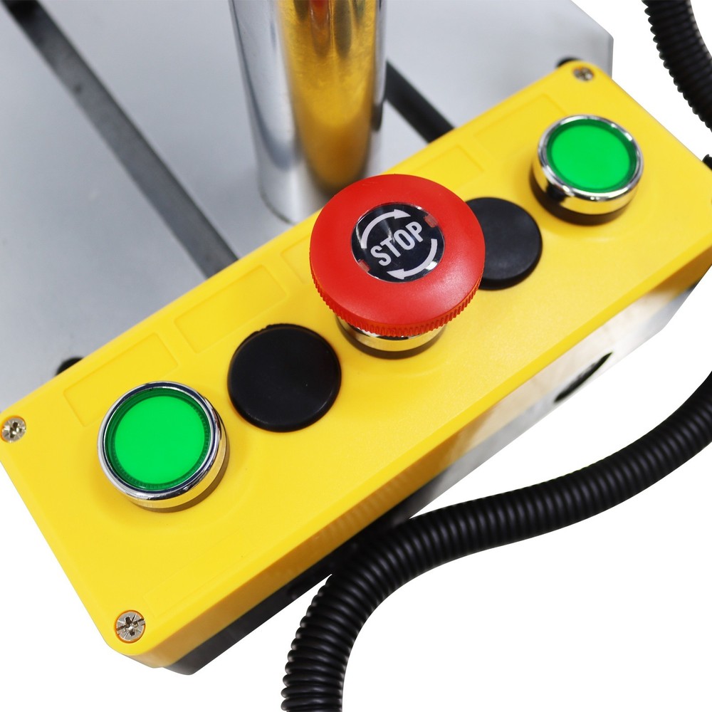 1102Lbs Pneumatic Punch Press Machine w/Controller 110V Trachea Outer Dia. 0.39"