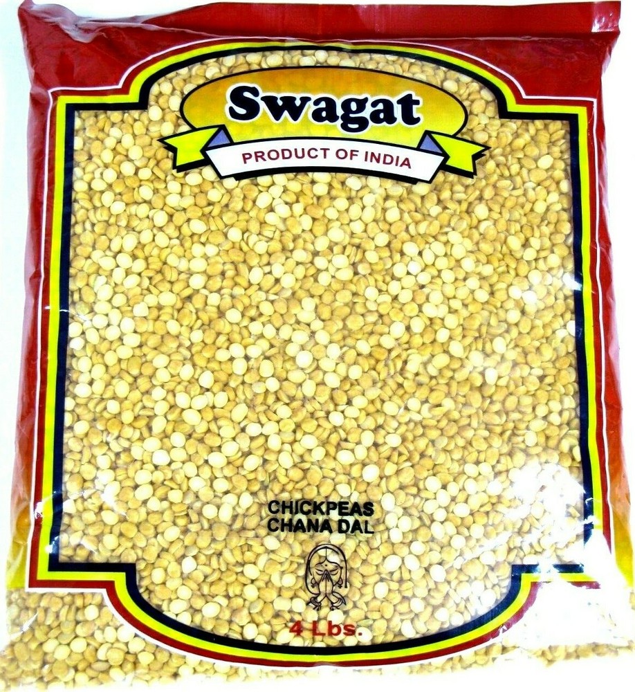 Split Chickpeas Split Gram Chana Dal 4 lb Hulled No Husk