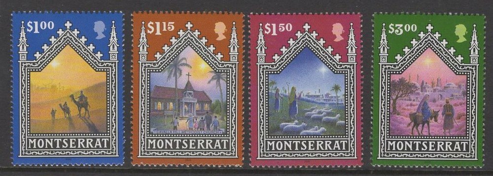MONTSERRAT SG1170/3 2000 CHRISTMAS MNH
