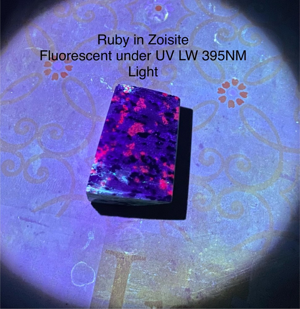 Ruby In Zoisite Genuine Polished Stone From Africa 47g