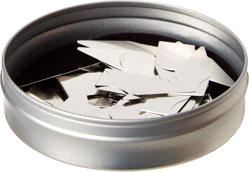 Book Darts: Thin Stainless Steel Mini Bookmarks - 50 Count