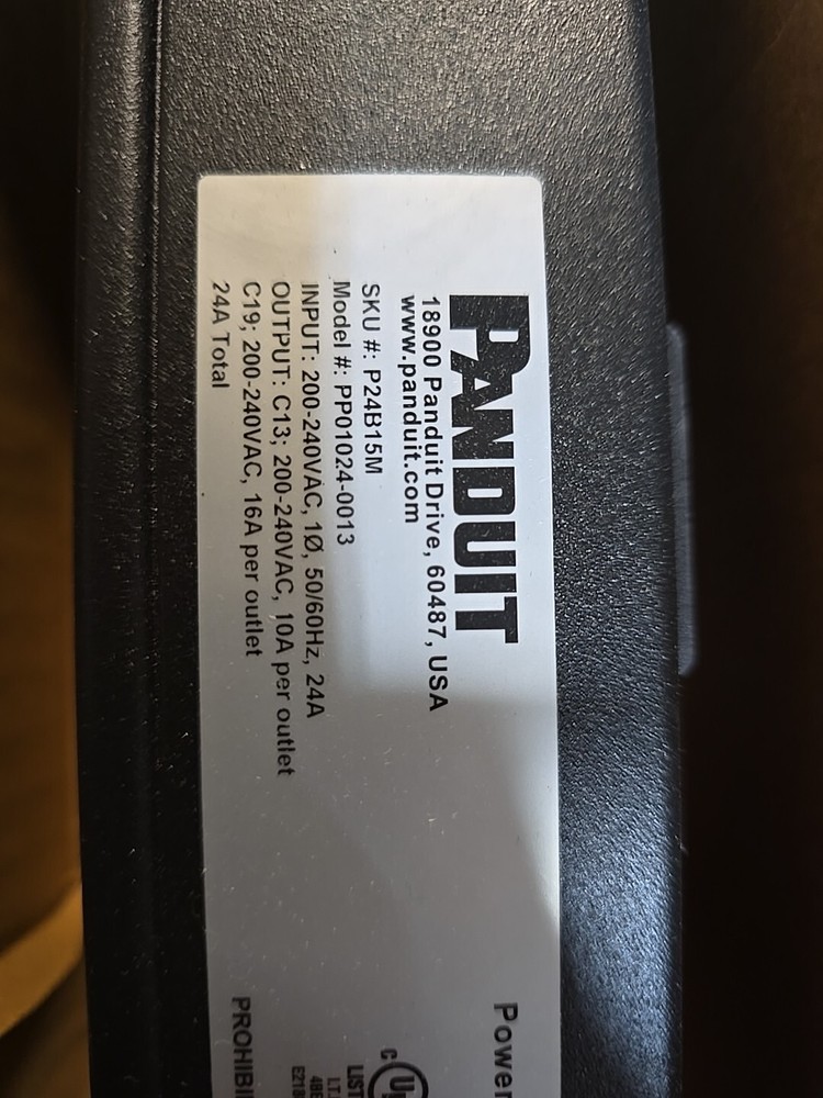 Server Rack Panduit SmartZone G5 PDU