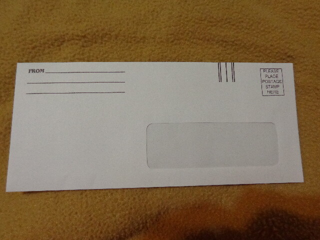 9, 10, 15 White Blue Security or Non Security Envelopes With Window You Pick