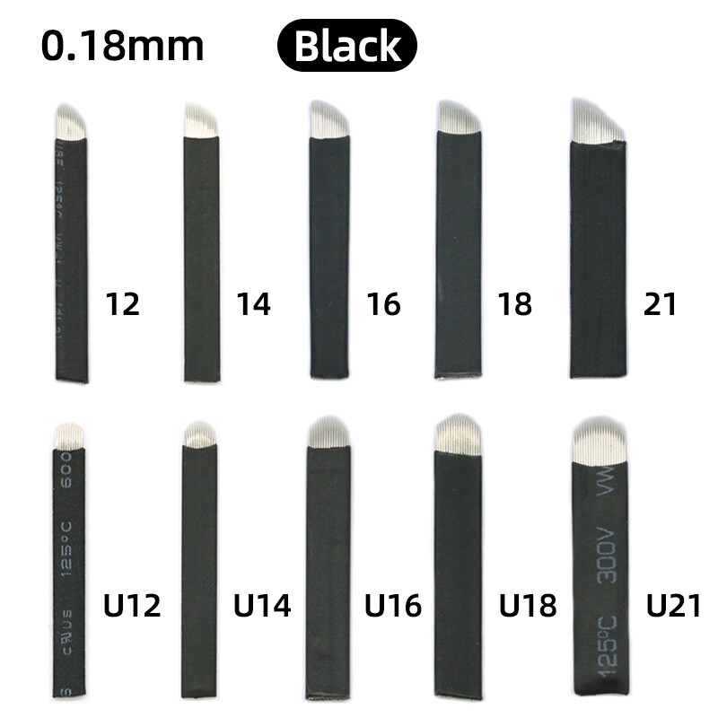 Eyebrow Microblading Needles 0.18mm Nano Permanent Makeup Manual Tattoo Needle