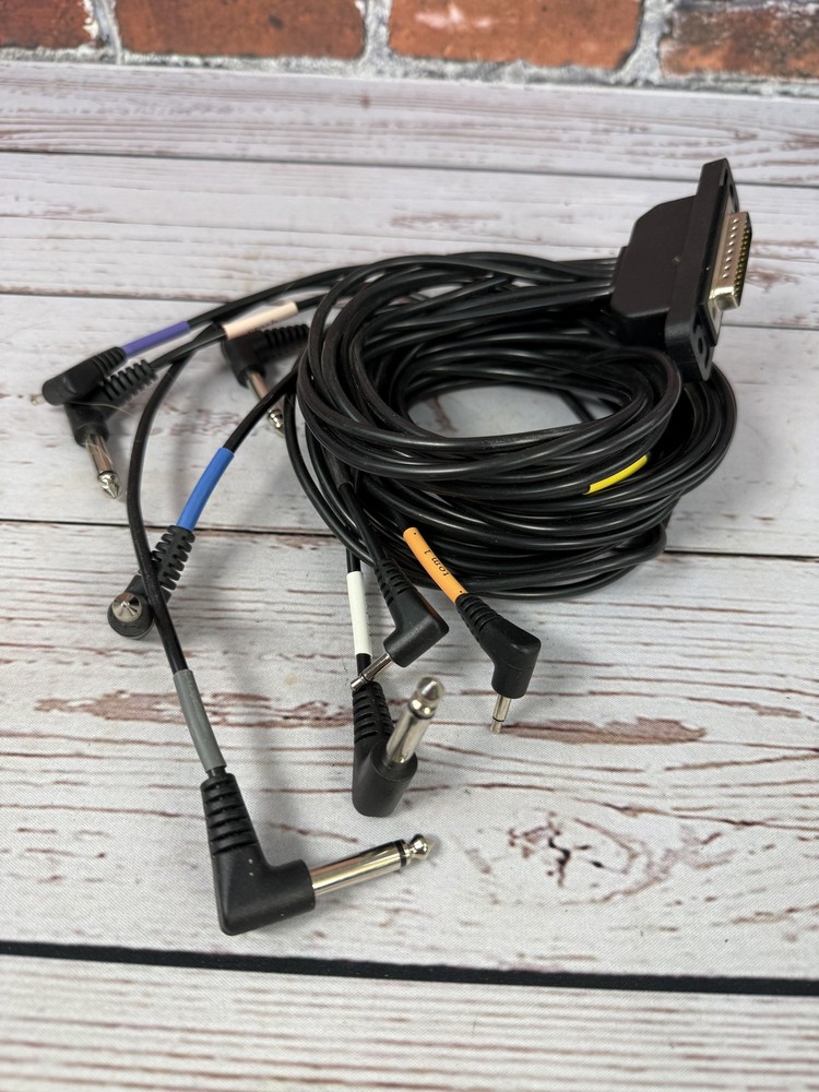 Electronic Drum Cable Harness Snake DB25 to 1/4" TS Jacks Trigger Input Cables