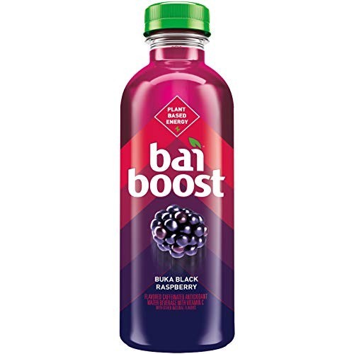Antioxidant Infused Black Raspberry Drink, 18 fl oz Bottle, Pack of 12 - Boost E