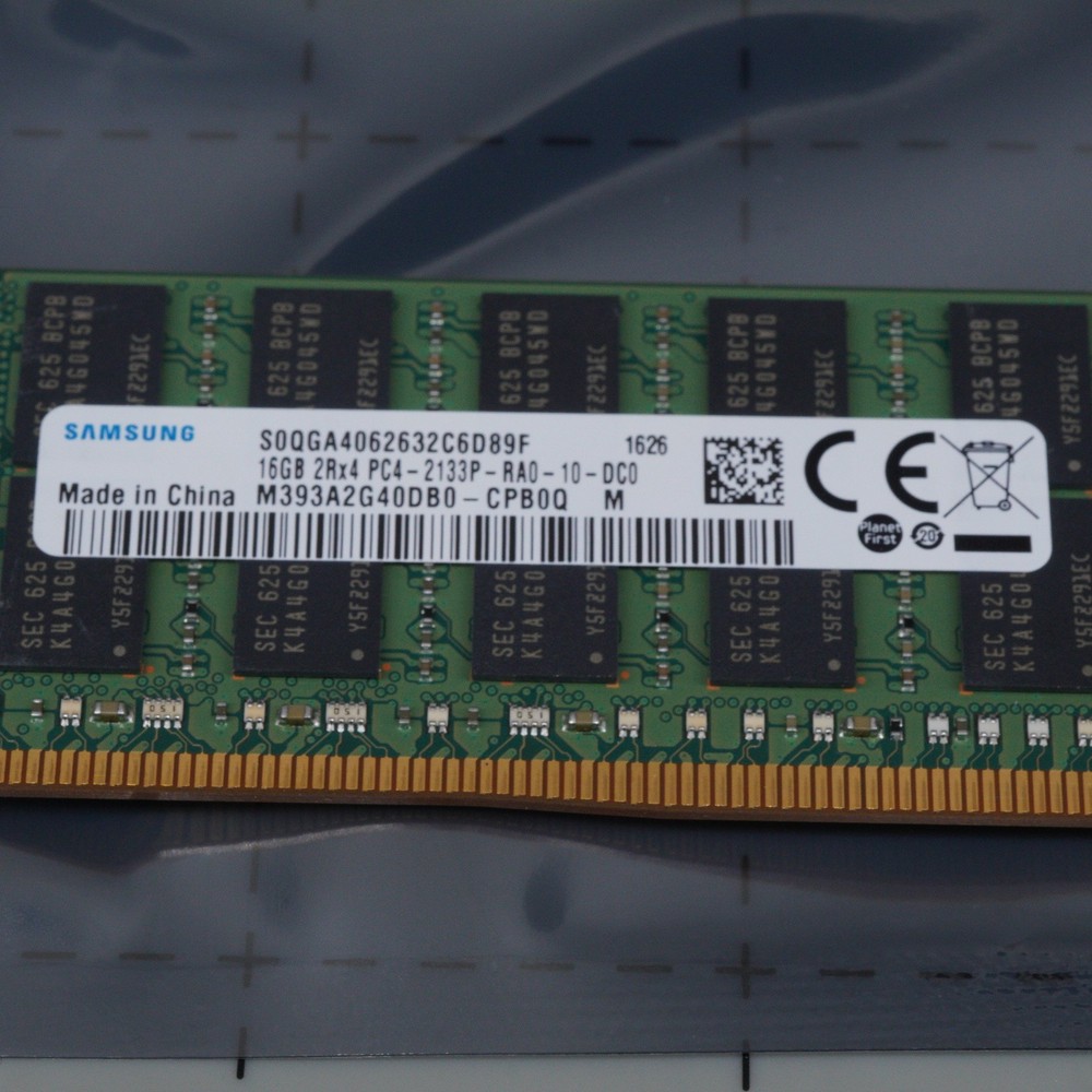 SAMSUNG 16GB 2Rx4 PC4-2133P M393A2G40DB0 SERVER MEMORY RAM TESTED ECC RDIMM