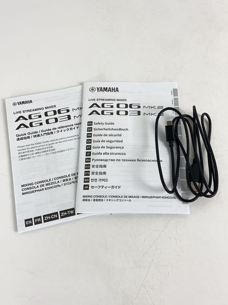 Yamaha Mixer Ag03MK2 Black Used