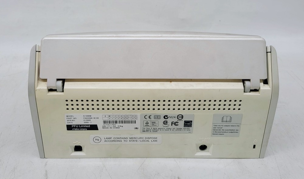 Fujitsu ScanSnap S1500M Document Scanner / NO POWER ADAPTER