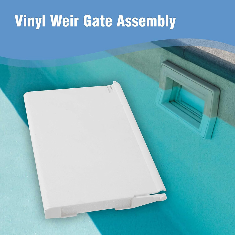 Exact Replacement 516252 White Weir Gate Assembly - Compatible with Bermuda...