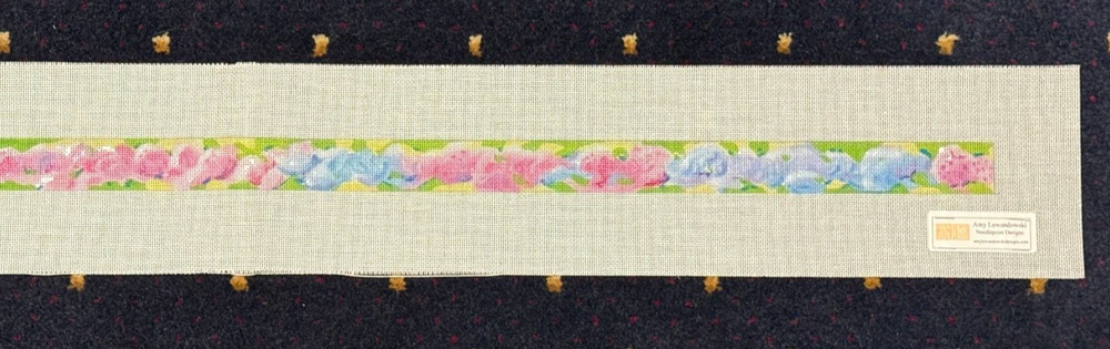 Floral Belt AL48 (Amy Lewandowski) Needlepoint Canvas