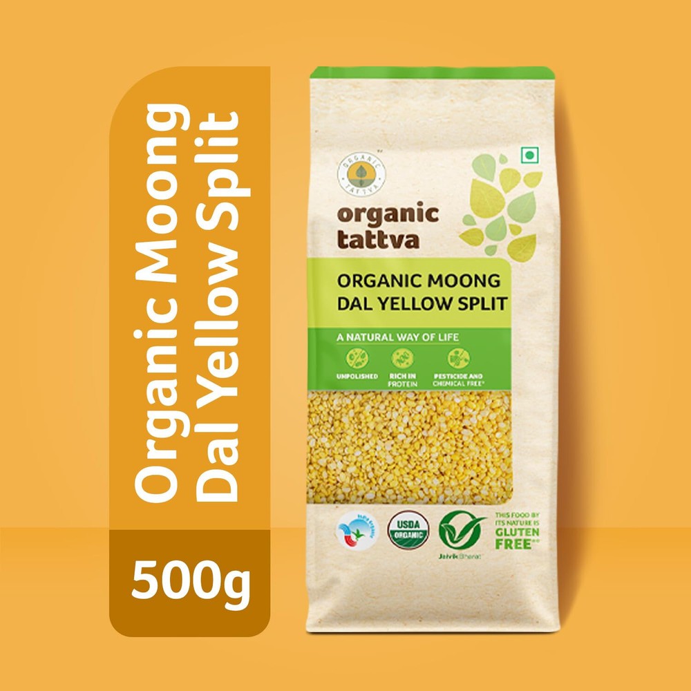 Organic Tattva Moong Dal Yellow Split