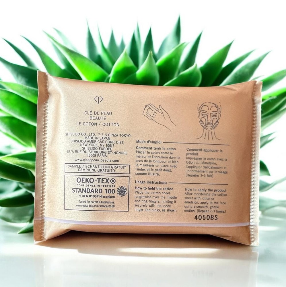 Cle de Peau Cotton 4 cotons / 4 sheets
