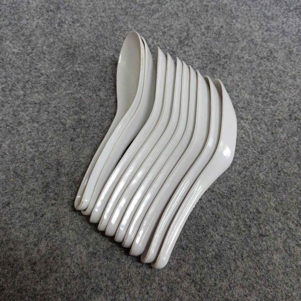 Plastic Astragalus Set of 10 14.7cm White