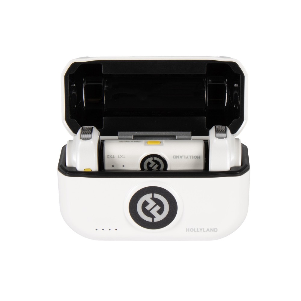 Hollyland Lark M2 Wireless Lavalier Mic Lightning iPhone - White