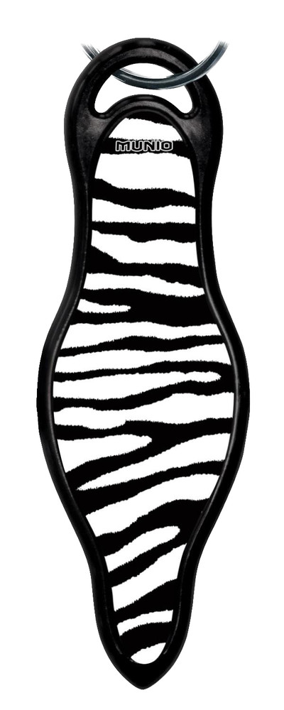 Munio Self Defense Key Chain, Zebra
