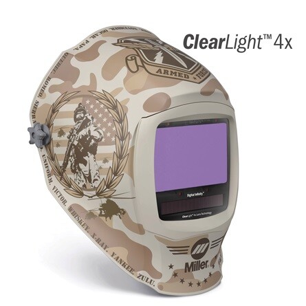 Miller 296785 Digital Infinity AD Helmet with ClearLight 4x , Honor