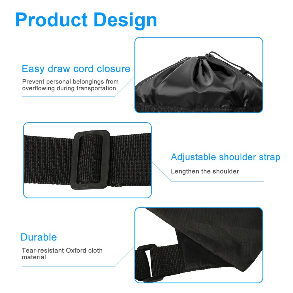 Laundry Bag Washing Clothes Storage Large Drawstring Backpack Heavy Duty 24"X36"