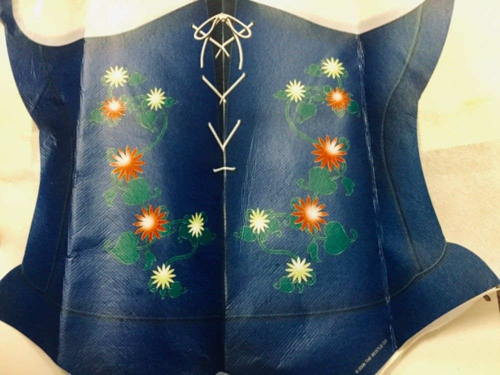 Beistle Plastic Fraulein Vest